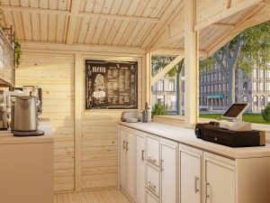 Stella 5.0m2 Kiosk From Cabins Unlimited Inside