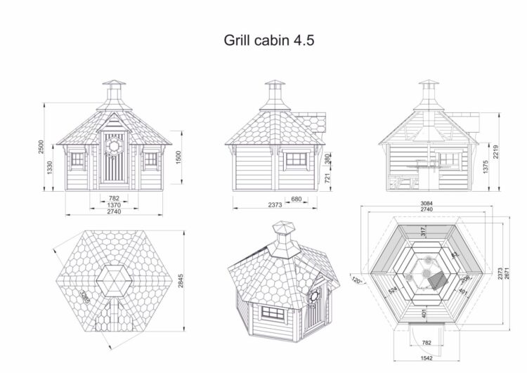 Grill Cabin 4.5 Drawings