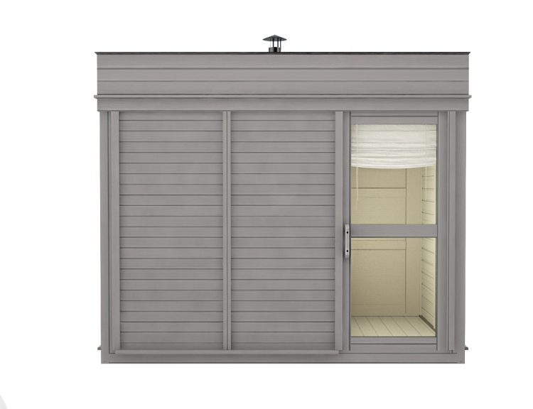 Sauna Cube 3x3 Front (1)