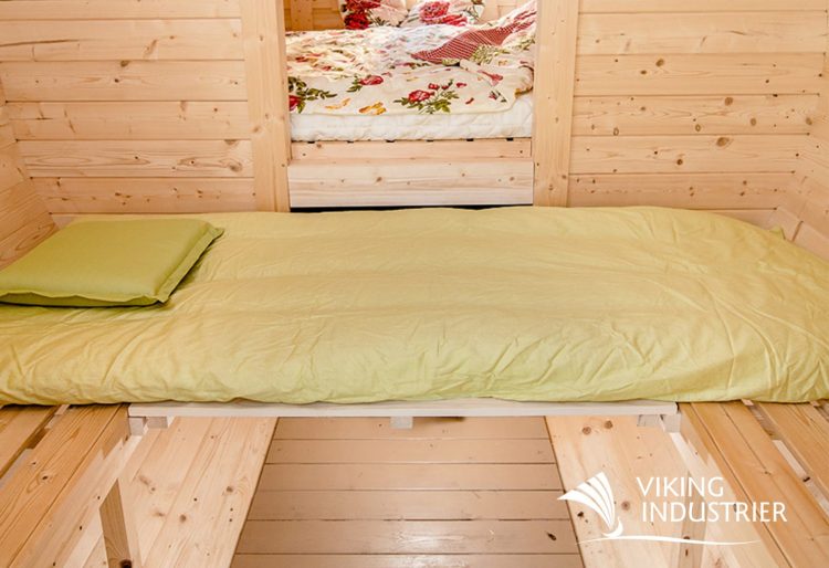 Single Bed In Sleeping Barrel