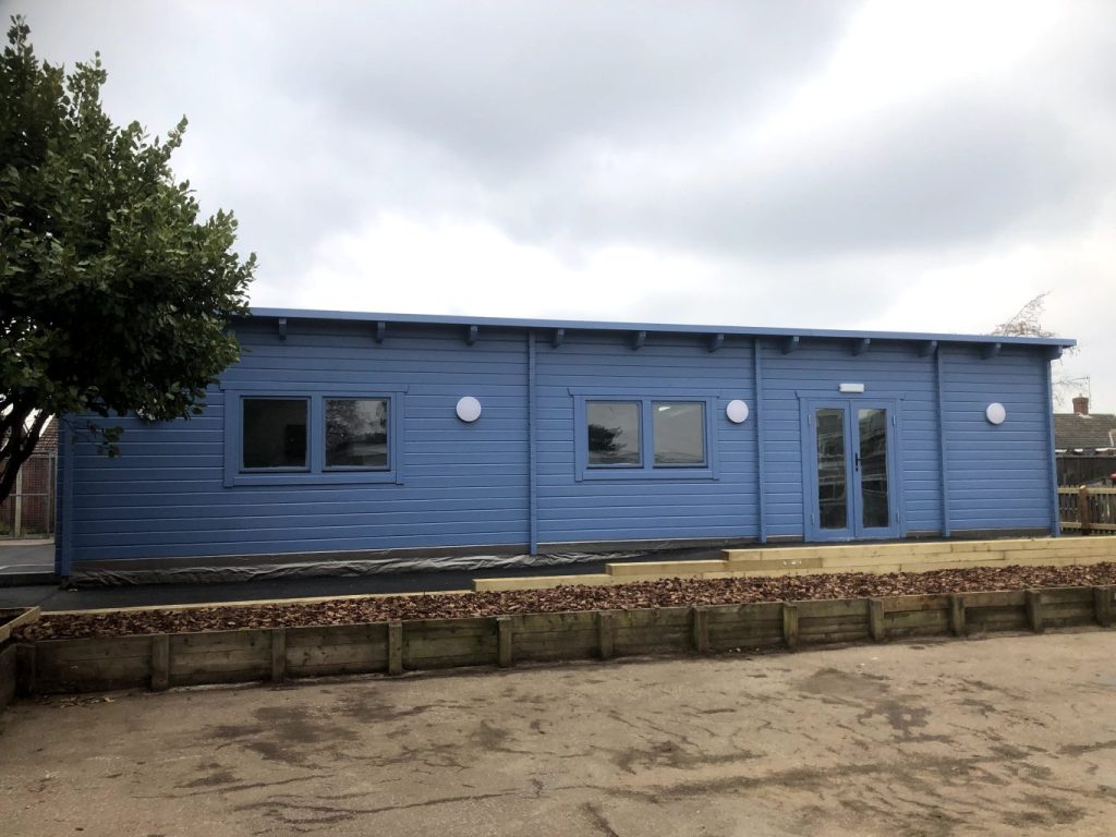 Library And Teacher Training Room Built Over A Disused Swimming Pool