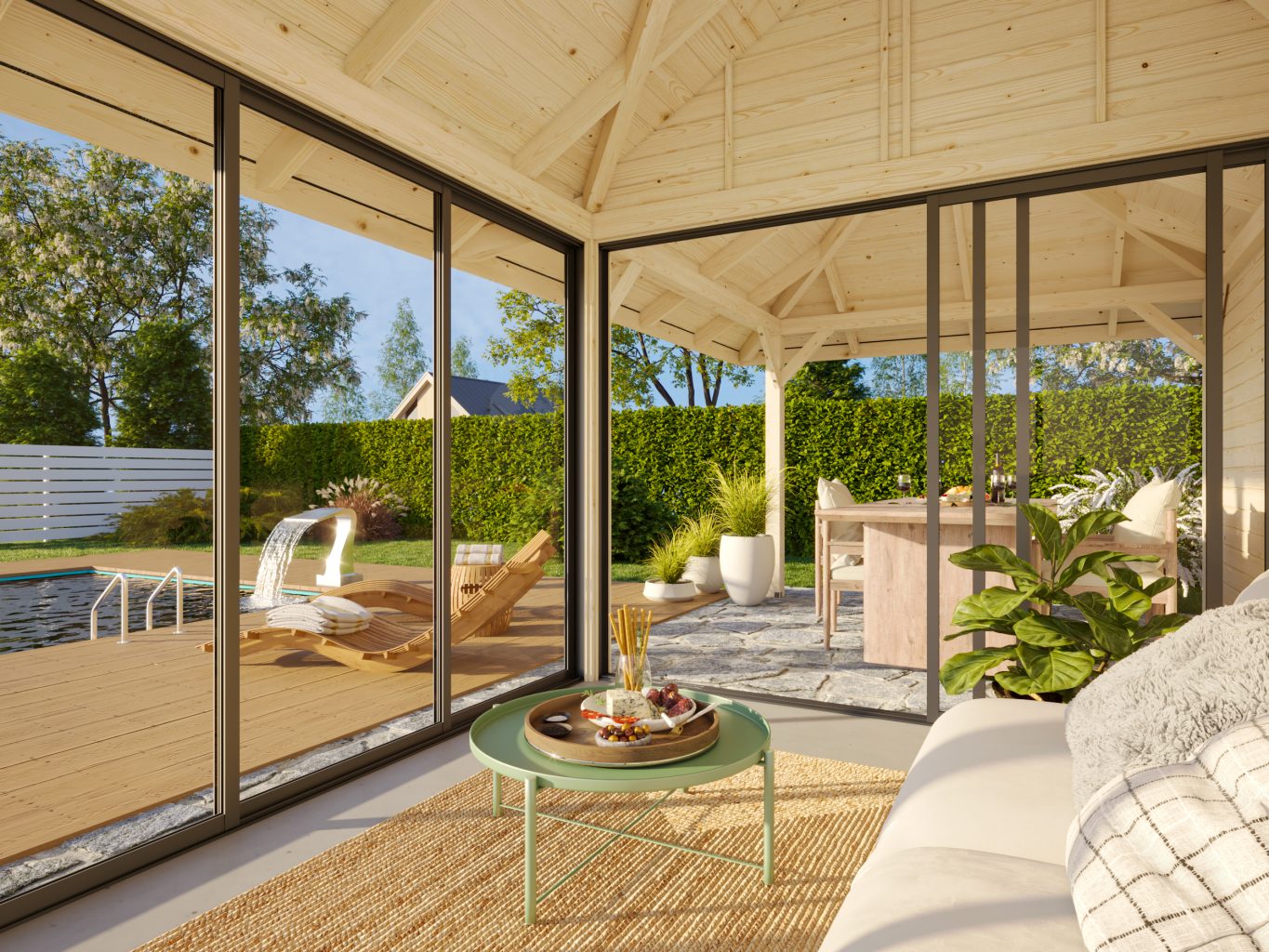 Bianca 206 Slide 16.6m2 From Cabins Unlimited Inside