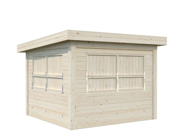 Lenna 305 8.3m2 Pent Kiosk From Cabins Unlimited Hatch Closed